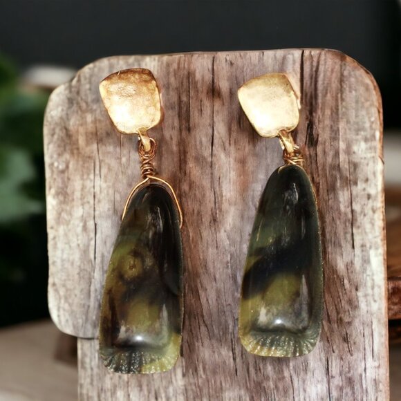 Chico's Epoxy Resin Drop Earrings - Picture 6 of 6